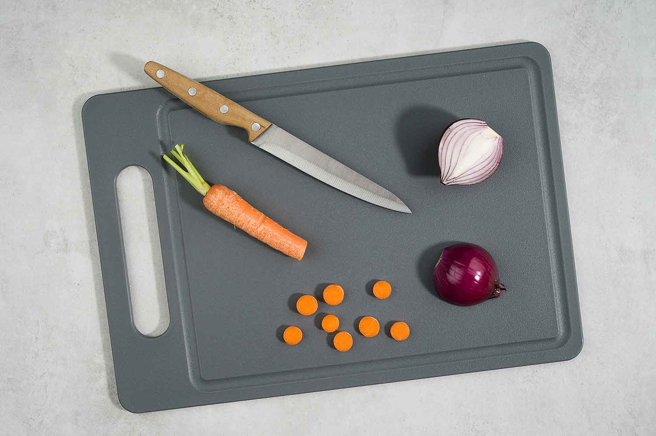 Snel Melodramatisch winnen Snijplank 38cm grijs met sapgeul | Cosy&Trendy - Kookwinkel Kitchen&More