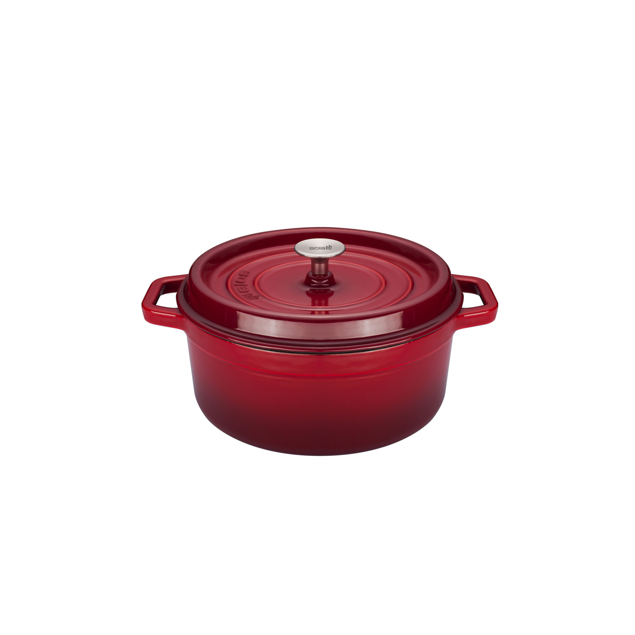 Herenhuis lekken Mogelijk Braadpan 20 cm gietijzer rood Sola | Aanbieding gietijzer pannen -  Kookwinkel Kitchen&More