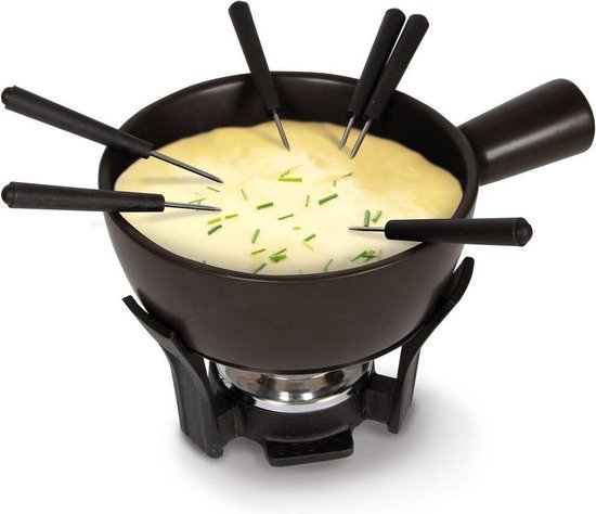 Kaasfondue 6 personen Nero Boska | Aanbieding fondue sets Boska Kookwinkel Kitchen&More