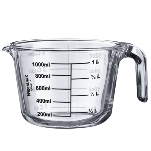 Maatbeker 1 Liter Borosilicaatglas Westmark Keukenbenodigdheden