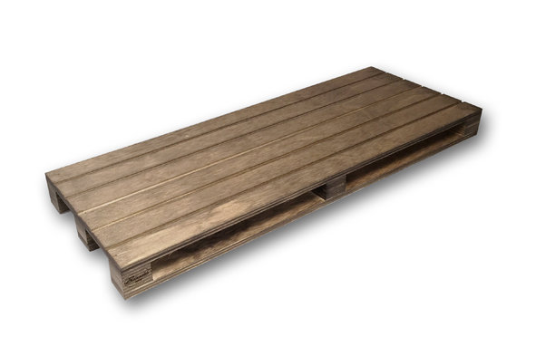 Presentatieplank donker hout 40cm x 15cm x 3cm Bisetti pallet