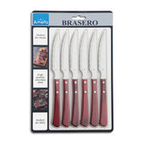 Steakmessen set 6 delig Brasero Amefa