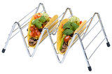 Taco rek chroom 14cm