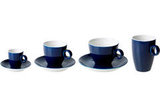 Koffie schotel 15,5 cm blauw Bart Maastricht Porselein Colour Cafe