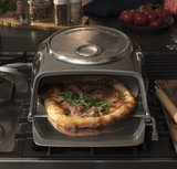 Stove top pizza oven Fernus Polished Aluminium_