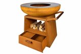 Barbecue Whitefire 94,5 cm Cortenstaal Roest 