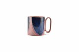 Beker 39cl roze/blauw Paint