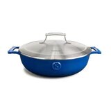 Hapjespan Gietijzer 30cm Saveur Classic Blue Nederlands