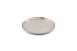 Plat bord antique 20 cm zilver Serve