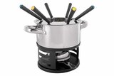 Fondueset 17 cm RVS 6 personen