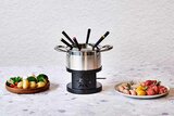 Fondueset 17 cm RVS 6 personen