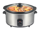 Slowcooker 3,5 liter RVS keramische binnenpan Royalty Line 