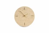 Tafelklok beige 20 cm travertijn Zone