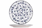 Plat bord 27 cm Flor Azul