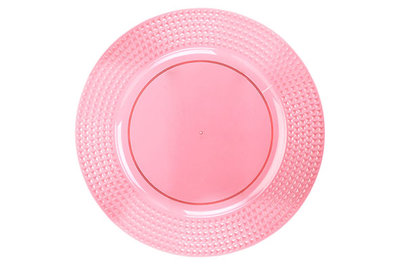 moeder rijst mesh Bord 33 cm Roze Summer kunststof | Plateau of serveerschaal - Kookwinkel  Kitchen&More