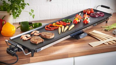 Rechtsaf Sjah makkelijk te gebruiken Grillplaat Teppanyaki 90 cm | Gezellig samen steengrillen - Kookwinkel  Kitchen&More