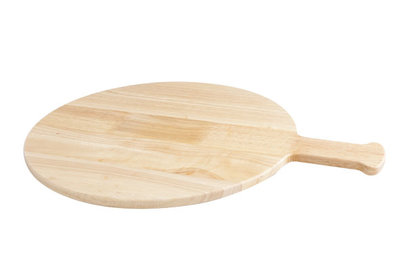 Pizzaplank 45,5cm doorsnede Rubberwood