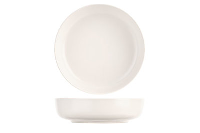 Diep bord 18,5 cm Baltic White