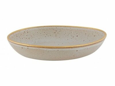 Diep bord 22 cm Gold Stone Bianco