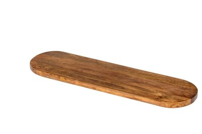 Houten serveerplank langwerpig 80 cm x 22 cm