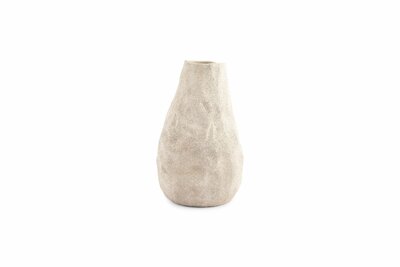 Vaas 22 cm beige Cave