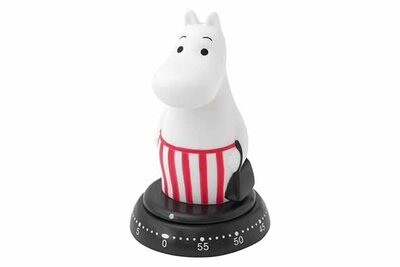 Kookwekker Nijlpaard Moomin Mom Wit