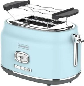 Retro Broodrooster 2 Slice Toaster Blauw Westinghouse