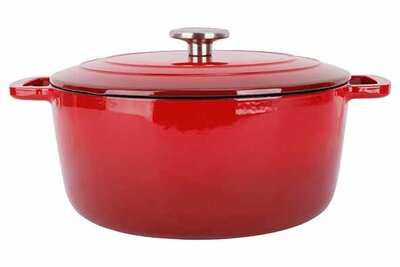 Braadpan 28 cm rood Fontestic