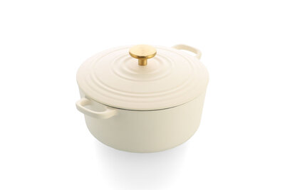 Stoofpot BK Bourgogne 24 cm Cream White 