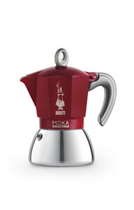 Percolator Moka Induction Bialetti rood 6-kops