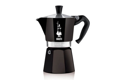 Percolator Moka Express Bialetti zwart 3-kops