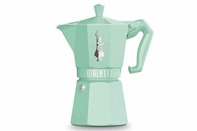 Percolator Moka Express Bialetti groen 6-kops