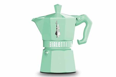 Percolator Moka Express Bialetti groen 3-kops