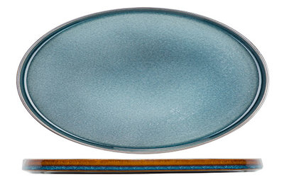 Ovaal bord 32,5cm Quintana Blue